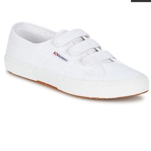 SUPERGA Women's White 2750 Velcro Sneakers